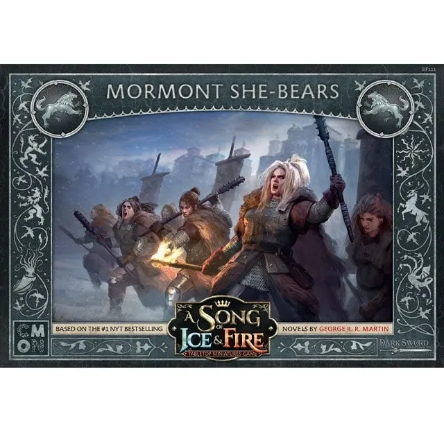 Stark Mormont She-Bears unit expansion for A Song of Ice and Fire: Tabletop Miniatures Game