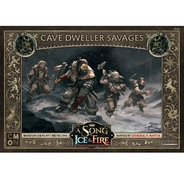 Free Folk Cave Dweller Savages unit expansion for A Song of Ice and Fire: Tabletop Miniatures Game