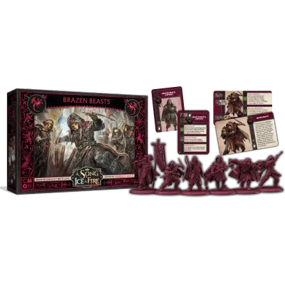 Brazen Beasts miniatures and cards
