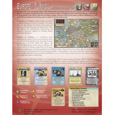 Europe in Turmoil: Prelude to the Great War, Deluxe Edition