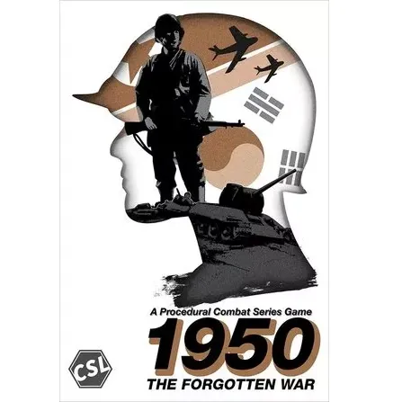 1950: The Forgotten War boxed wargame cover from CSL / Conflict Simulations.