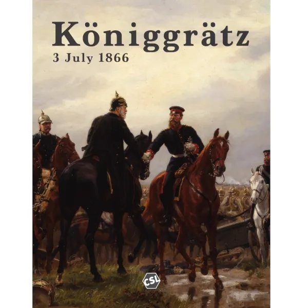 Box cover for Königgrätz, an Austro-Prussian War wargame from Conflict Simulations CSL.