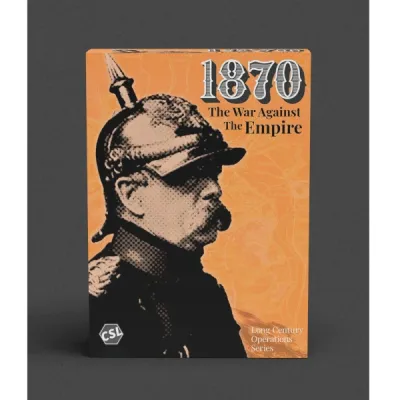 Box cover for 1870: The War Against the Empire, an operational Franco-Prussian War game from Conflict Simulations CSL.