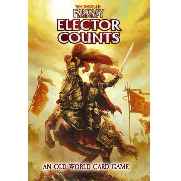 Warhammer Fantasy Roleplay Elector Counts cover showing mounted Imperial nobles with banners.