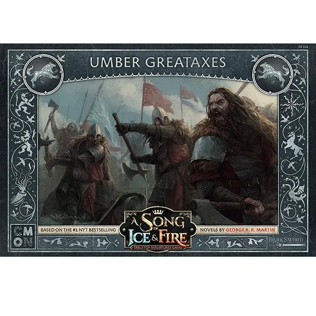 House Stark Umber Greataxes unit expansion for A Song of Ice and Fire: Tabletop Miniatures Game
