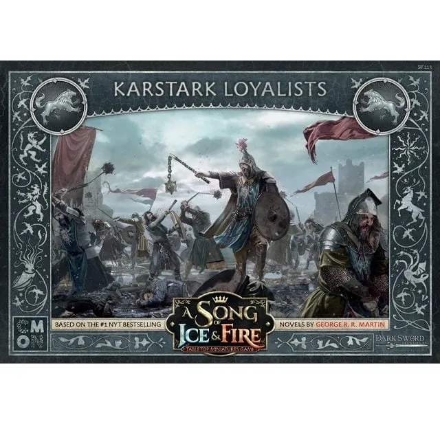 Stark House Karstark Loyalists unit expansion for A Song of Ice and Fire: Tabletop Miniatures Game