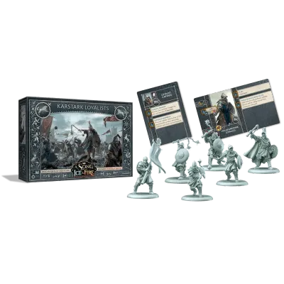 House Karstark Loyalists miniatures and cards