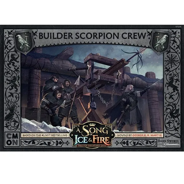 Night's Watch Builder Scorpion Crew unit expansion for A Song of Ice and Fire: Tabletop Miniatures Game