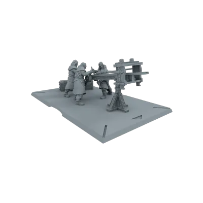 Night's Watch Builder Scorpion Crew miniature