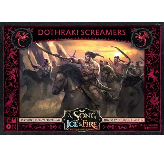 House Targaryen Dothraki Screamers unit expansion for A Song of Ice and Fire: Tabletop Miniatures Game