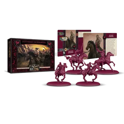 Dothraki Screamers miniatures and cards