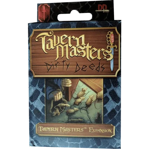 Tavern Masters Dirty Deeds expansion pack showing rats and a hidden figure under tavern floorboards.