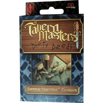 Tavern Masters Dirty Deeds expansion pack showing rats and a hidden figure under tavern floorboards.