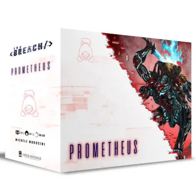 The Breach Prometheus expansion box with Titan-class I.C.E. artwork.