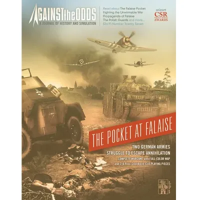 Against the Odds #27: The Pocket at Falaise – Limited Edition Against the Odds #27 The Pocket at Falaise cover showing tanks, aircraft and wreckage in Normandy.
