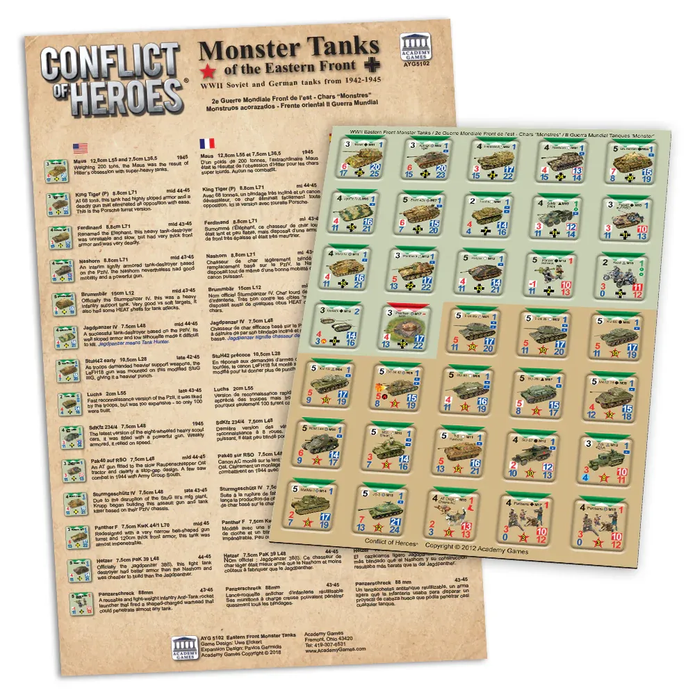 Conflict of Heroes: Monster Tanks