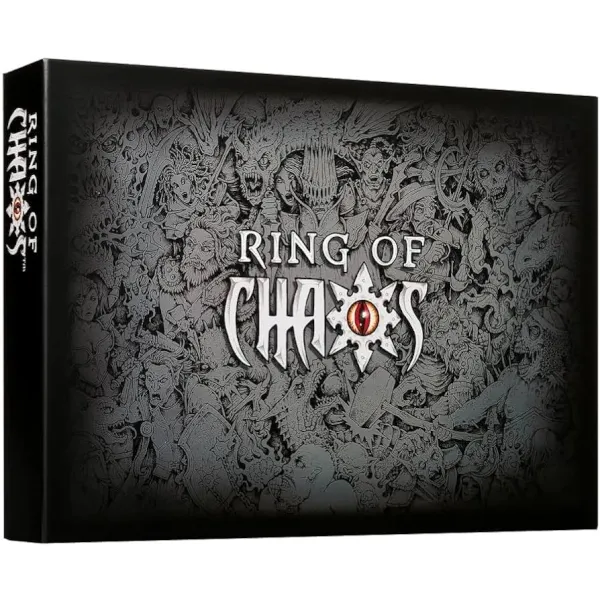 Ring of Chaos Platinum Edition black box with detailed fantasy artwork and logo.