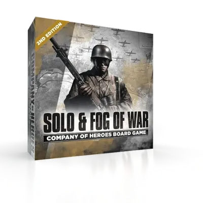 Company of Heroes Solo &amp; Fog of War 2nd Edition expansion box front.
