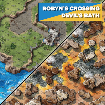 BattleTech BattleMat: Robyn’s Crossing/Devil’s Bath