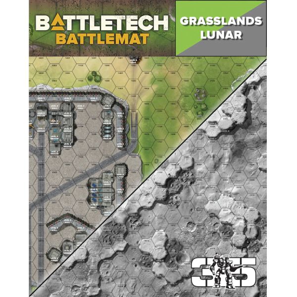 BattleTech BattleMat: Lunar/Grasslands B