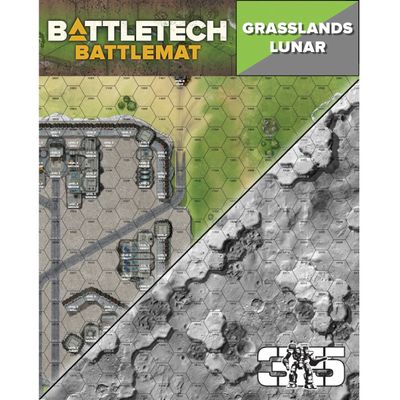 BattleTech BattleMat: Lunar/Grasslands B