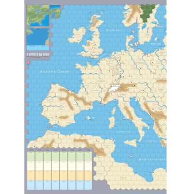 A World at War Mounted Maps