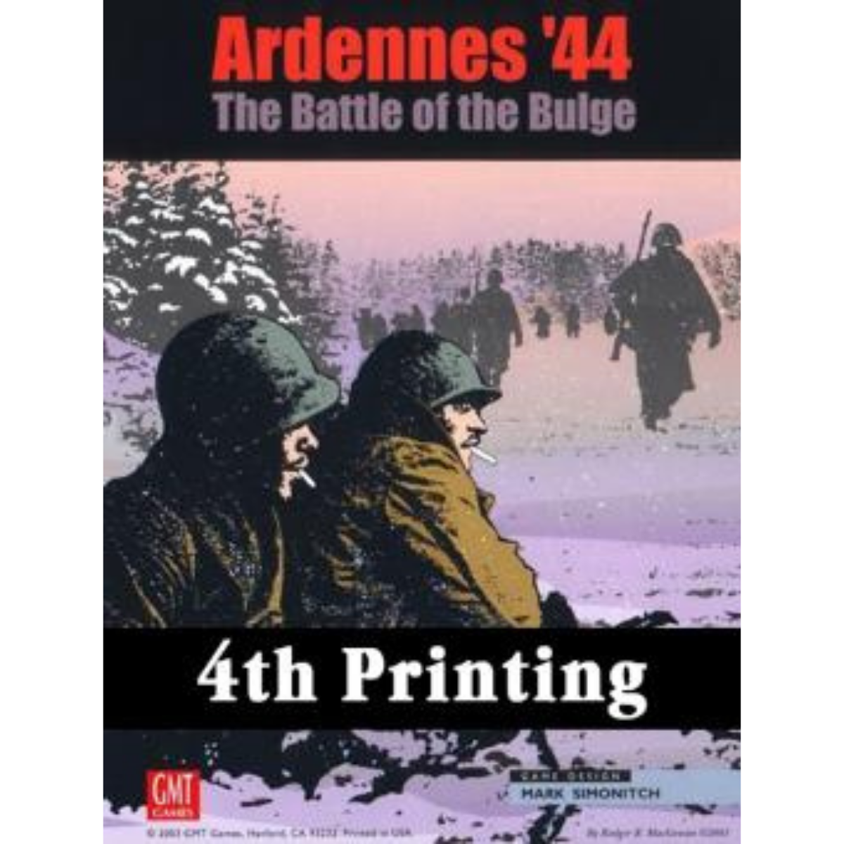 Ardennes '44 4th Printing board game box cover by GMT Games - Boardgamegeneral Belgium