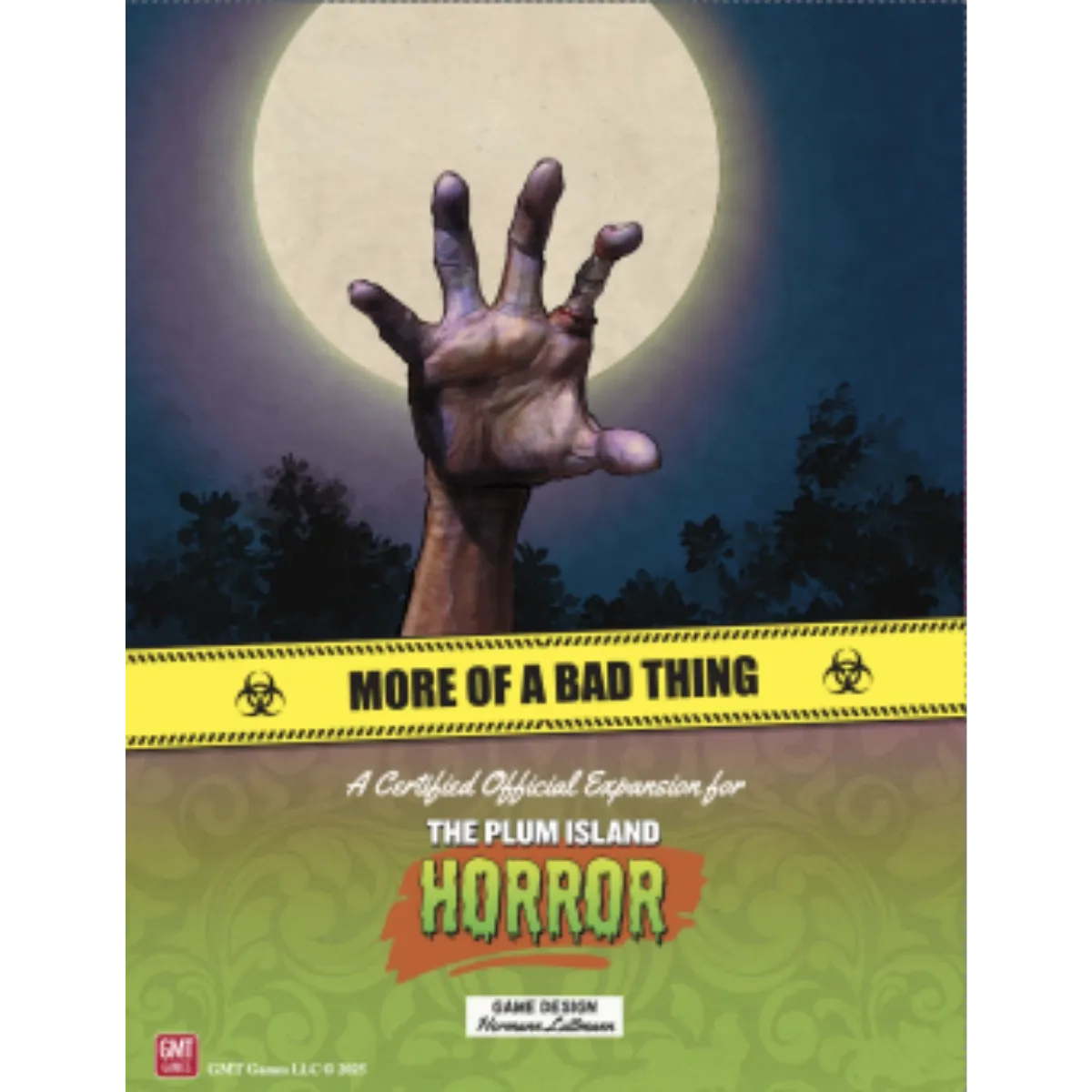The Plum Island Horror: More of a Bad Thing expansion by GMT Games, featuring new horror mutations and factions - Available a
