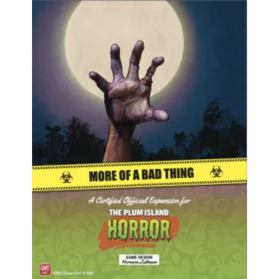 The Plum Island Horror: More of a Bad Thing expansion by GMT Games, featuring new horror mutations and factions - Available a