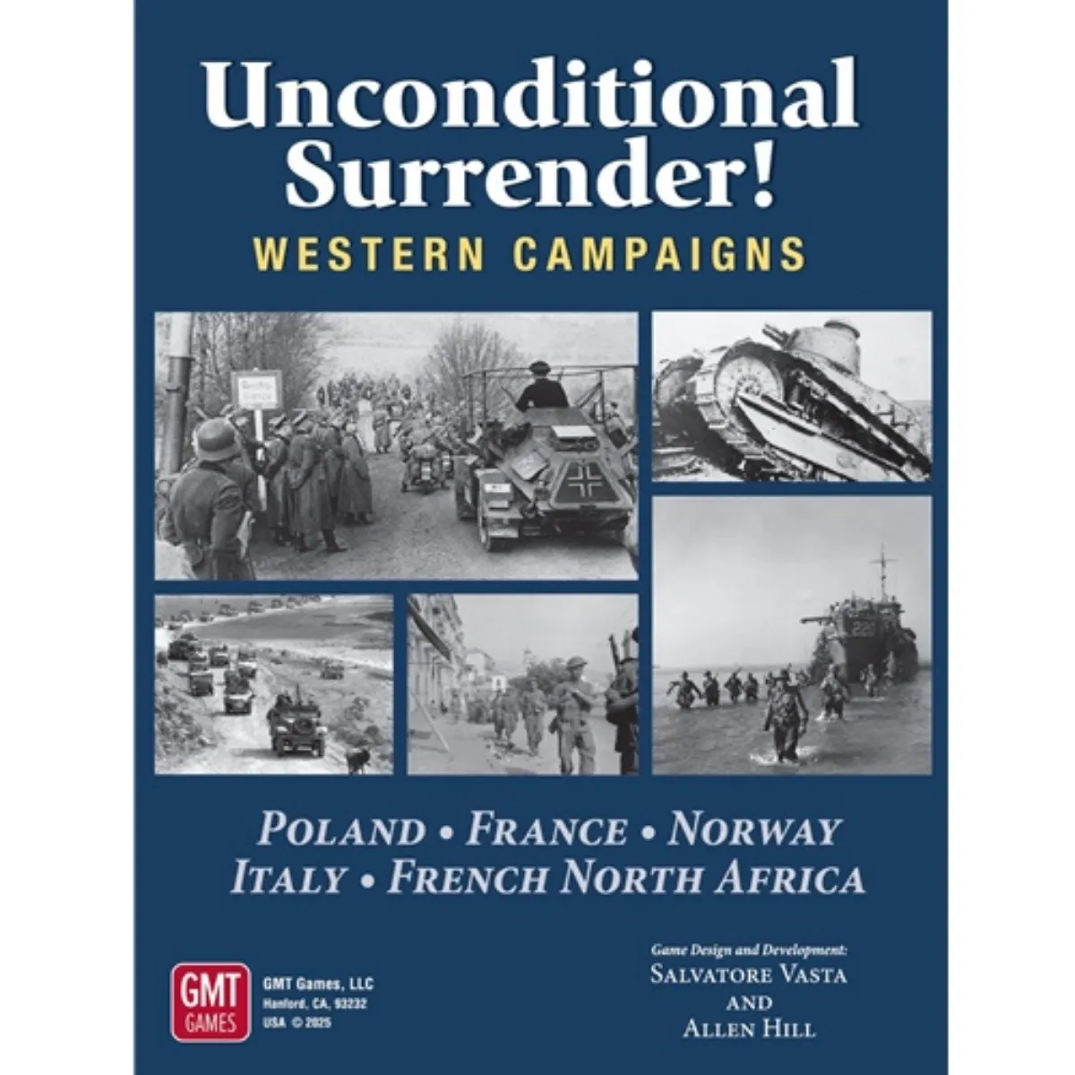 Unconditional Surrender! Western Campaigns by GMT Games, available from Boardgamegeneral