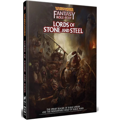 Warhammer Fantasy Roleplay: Lords of Steel &amp; Stone by Cubicle 7 - Available at Boardgamegeneral