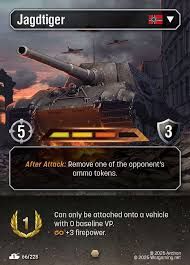 World of Tanks: The Card Game First Strike Booster Display box featuring 24 booster packs with iconic tanks - Boardgamegenera