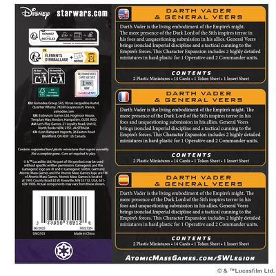 Star Wars: Legion – Darth Vader &amp; General Veers Expansion