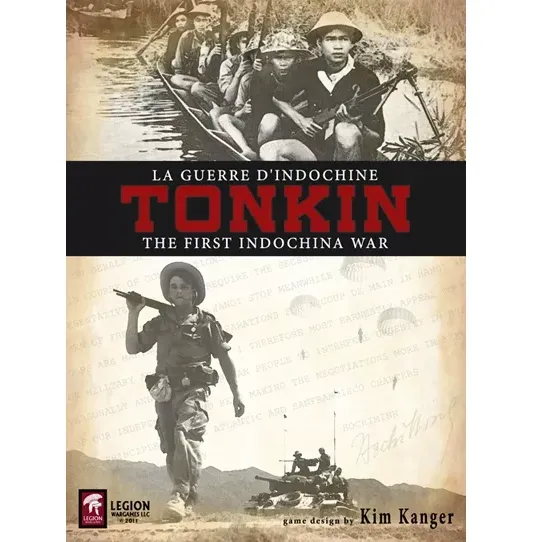 Tonkin box front with First Indochina War photographs and Legion Wargames branding.