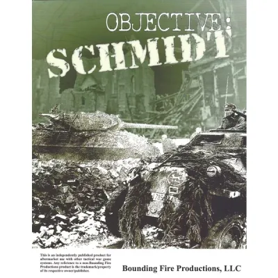 Objective: Schmidt cover showing armoured vehicles and ruined terrain in the Hürtgen Forest campaign.