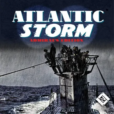 Atlantic Storm: Admiral’s Edition cover showing a submarine crew at sea during the Battle of the Atlantic.