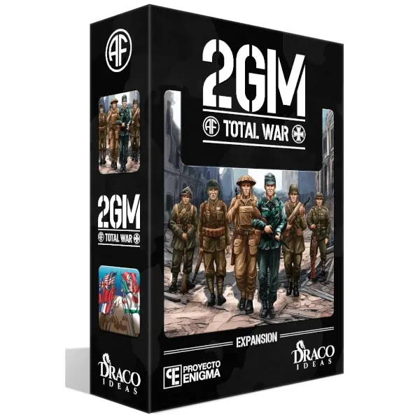 2GM Total War expansion box showing soldiers from multiple nations.
