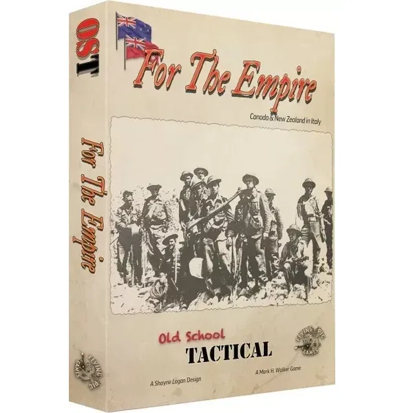 For the Empire box showing Canadian and New Zealand flags above a wartime soldier photo.