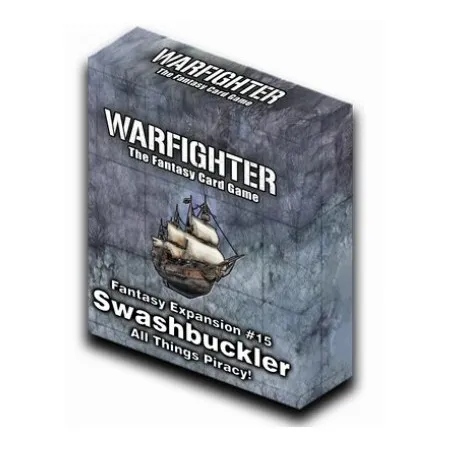 Warfighter Fantasy Expansion #15 Swashbuckler box with sailing ship art and piracy theme.