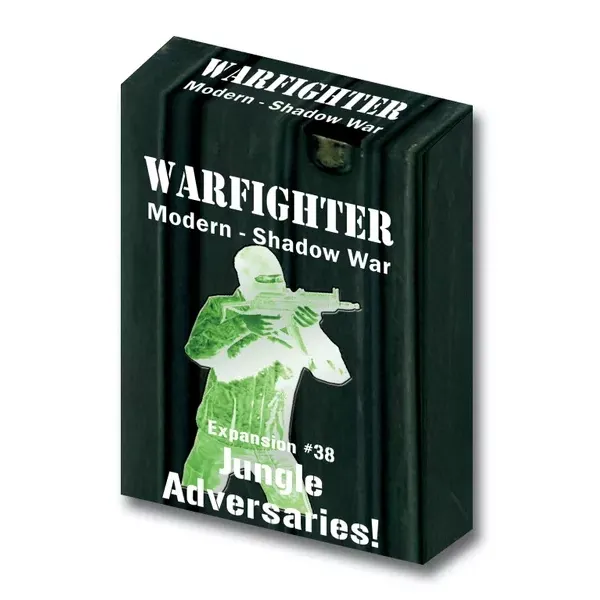 Warfighter Shadow War Expansion #38 Jungle Adversaries box with green night-vision soldier.