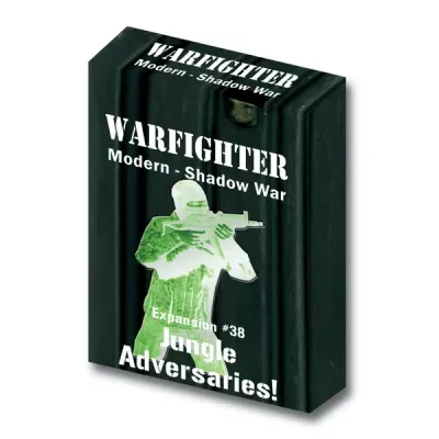 Warfighter Shadow War: Expansion #38 – Jungle Adversaries Warfighter Shadow War Expansion #38 Jungle Adversaries box with green night-vision soldier.