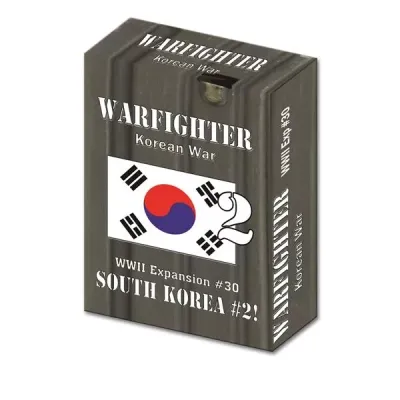 Warfighter Korean War Expansion #30 South Korea #2 box with South Korean flag design.