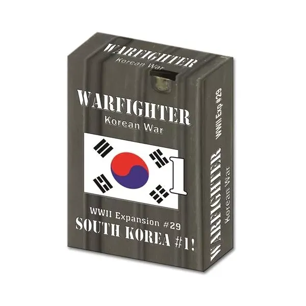 Warfighter Korean War Expansion #29 South Korea #1 box with South Korean flag design.