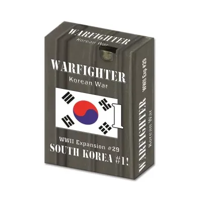 Warfighter Korean War Expansion #29 South Korea #1 box with South Korean flag design.