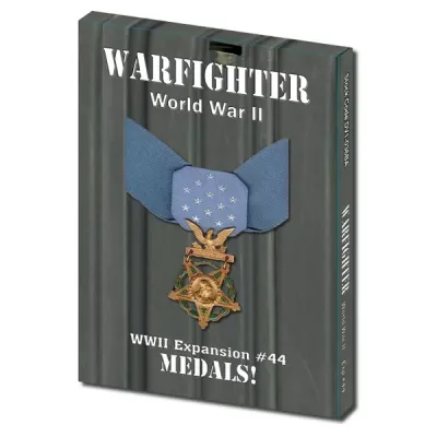 Warfighter WWII Expansion #44 Medals box with Medal of Honor artwork.