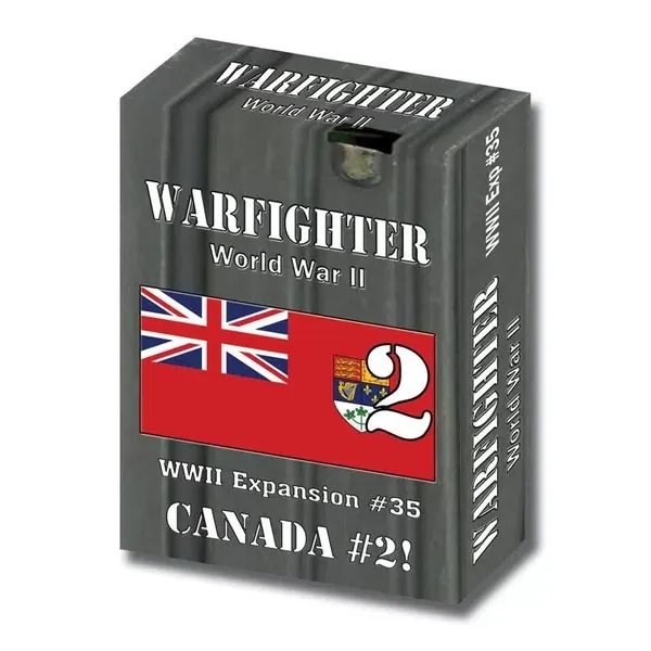Warfighter WWII Expansion #35 Canada #2 box with Canadian Red Ensign flag design.
