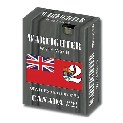 Warfighter WWII Expansion #35 Canada #2 box with Canadian Red Ensign flag design.