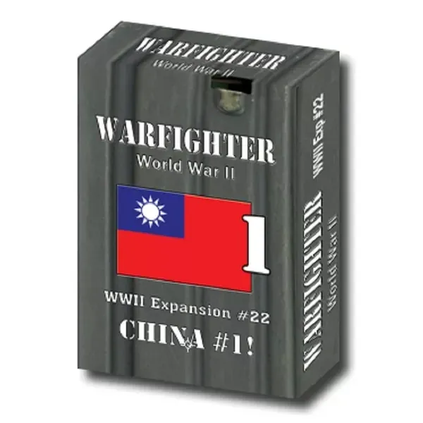 Warfighter WWII Expansion #22 China #1 box with Republic of China flag design.