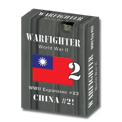 Warfighter WWII Expansion #23 China #2 box with Republic of China flag design.