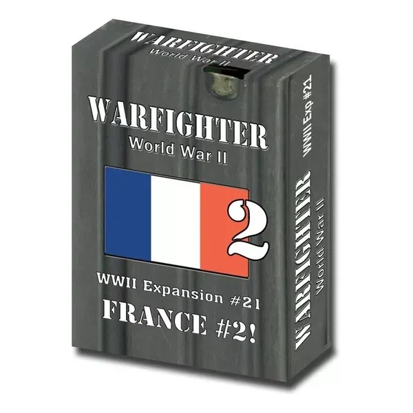 Warfighter WWII Expansion #21 France #2 box with French flag design.
